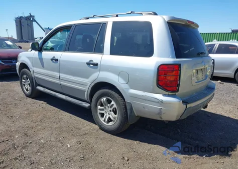 2003 Honda Pilot Ex-L из США, поврежденный, VIN 2HKYF18693H613421